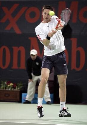 Robin Söderling (Schweden) Tennis Herren Qatar Open 2007, ATP Tour Einzelbild Doha Tennis Herren Qatar Open 2007, ATP Tour Einzelbild Doha