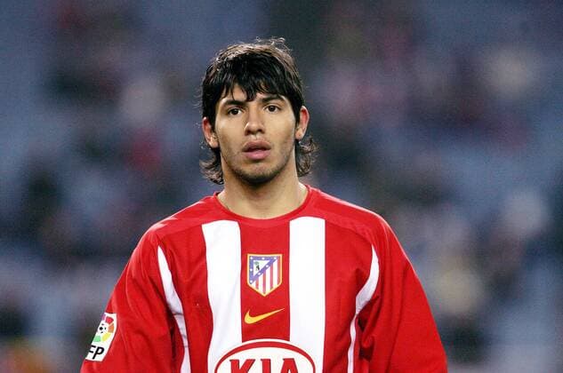 Sergio Aguero (Atletico Madrid) -  (pan18101) Fußball Herren Copa del Rey 2006 2007, Spanischer Pokal, Pokalspiel, Atletico Madrid Einzelbild o0 Primera Division, 1. Spanische Liga Madrid Fußball Herren Copa del Rey 2006 2007, Spanischer Pokal, Pokalspiel, Atletico Madrid Einzelbild o0 Primera Division, 1. Spanische Liga Madrid  