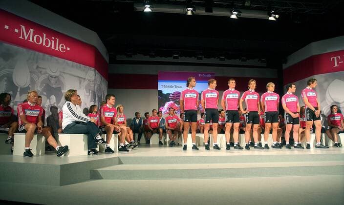 Mannschaftsvorstellung T Mobile Team 2007 Radsport Herren Straßenradsport 2007, Straße, Rad, Vorstellung, Präsentation, Pressetermin, Teampräsentation, Totale Mallorca Radsport Herren Straßenradsport 2007, Straße, Rad, Vorstellung, Präsentation, Pressetermin, Teampräsentation, Totale Mallorca