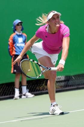 Sybille Bammer (Österreich) Tennis Damen Australian Open 2007, WTA Tour, Grand Slam Einzelbild Melbourne Dynamik, Tennis Damen Australian Open 2007, WTA Tour, Grand Slam Einzelbild Melbourne Dynamik,