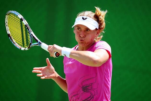 Sybille Bammer (Österreich) Tennis Damen Australian Open 2007, WTA Tour, Grand Slam Einzelbild Melbourne Dynamik, Tennis Damen Australian Open 2007, WTA Tour, Grand Slam Einzelbild Melbourne Dynamik,