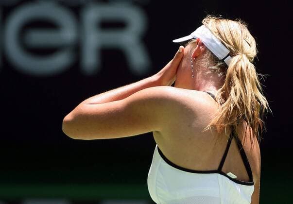 Maria Sharapova (Rußland) - Wer ist er? Tennis Damen Australian Open 2007, WTA Tour, Grand Slam Einzelbild Melbourne Enttäuschung Tennis Damen Australian Open 2007, WTA Tour, Grand Slam Einzelbild Melbourne Enttäuschung