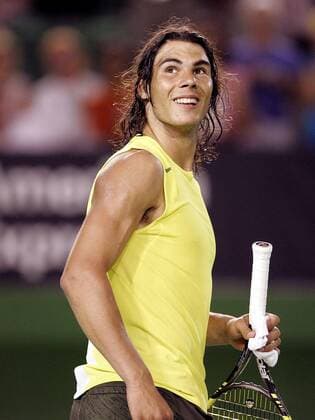 Rafael Nadal (Spanien) Tennis Herren Australian Open 2007, ATP Tour, Grand Slam Einzelbild Melbourne Tennis Herren Australian Open 2007, ATP Tour, Grand Slam Einzelbild Melbourne