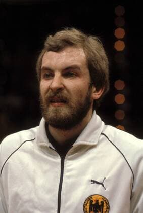 Rainer Niemeyer (BR Deutschland) Handball Länderspiel Herren Nationalmannschaft 1979, Vorstellung, Präsentation Porträt Aufnahmedatum geschätzt Handball Länderspiel Herren Nationalmannschaft 1979, Vorstellung, Präsentation Porträt Aufnahmedatum geschätzt