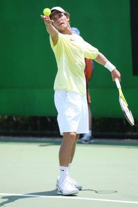 Michael Berrer (Deutschland) Tennis Herren Australian Open 2007, Grand Slam, ATP Tour Einzelbild Melbourne Tennis Herren Australian Open 2007, Grand Slam, ATP Tour Einzelbild Melbourne