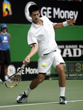 Novak Djokovic (Serbien) Tennis Herren Australian Open 2007, ATP Tour, Grand Slam Einzelbild Melbourne Tennis Herren Australian Open 2007, ATP Tour, Grand Slam Einzelbild Melbourne
