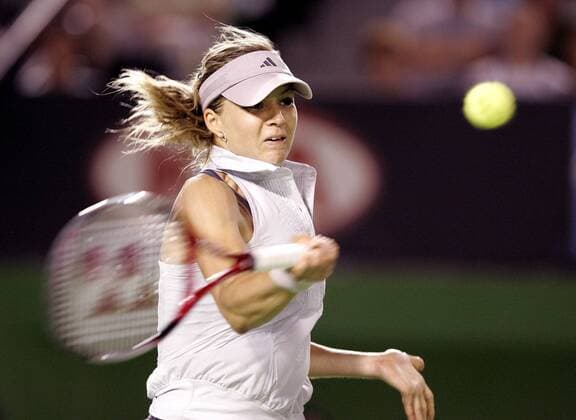 Maria Kirilenko (Rußland) Tennis Damen Australian Open 2007, WTA Tour, Grand Slam Einzelbild Melbourne Dynamik, Tennis Damen Australian Open 2007, WTA Tour, Grand Slam Einzelbild Melbourne Dynamik,