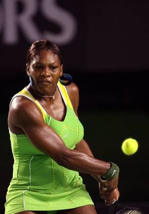 Serena Williams (USA) Tennis Damen Australian Open 2007, WTA Tour, Grand Slam Einzelbild Melbourne Dynamik, Tennis Damen Australian Open 2007, WTA Tour, Grand Slam Einzelbild Melbourne Dynamik,