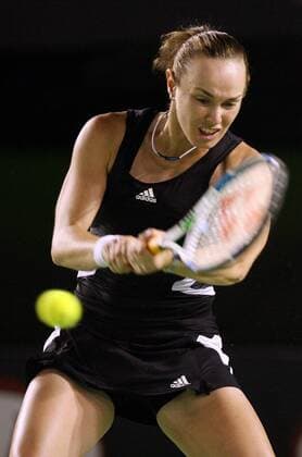 Martina Hingis (Schweiz) Tennis Damen Australian Open 2007, Grand Slam, WTA Tour Einzelbild Melbourne Dynamik, Tennis Damen Australian Open 2007, Grand Slam, WTA Tour Einzelbild Melbourne Dynamik,