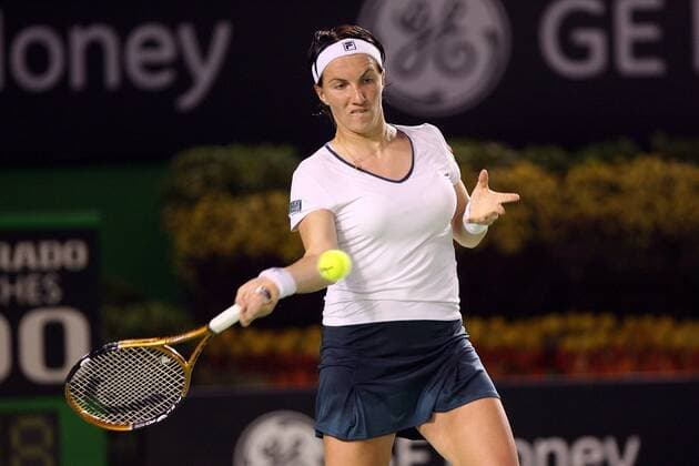 Svetlana Kuznetsova (Russland) jubelt Tennis Damen Australian Open 2007, Grand Slam, WTA Tour Einzelbild Melbourne Dynamik, Tennis Damen Australian Open 2007, Grand Slam, WTA Tour Einzelbild Melbourne Dynamik,