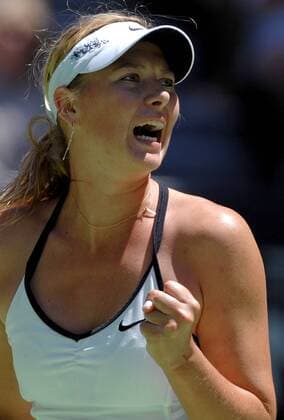 Maria Sharapova (Rußland) jubelt -  Tennis Damen Australian Open 2007, Grand Slam, WTA Tour Einzelbild Melbourne Begeisterung, Freude, Tennis Damen Australian Open 2007, Grand Slam, WTA Tour Einzelbild Melbourne Begeisterung, Freude,