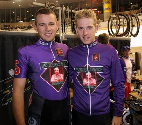 Alex Rasmussen (li.) und Michael Mörköv (beide Dänemark) Radsport Herren 96. Berliner 6 Tage Rennen 2007, Sechstagerennen, Sechstage, sechs, sixdays, six days Gruppe Berlin Radsport Herren 96. Berliner 6 Tage Rennen 2007, Sechstagerennen, Sechstage, sechs, sixdays, six days Gruppe Berlin