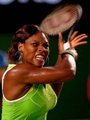 Serena Williams (USA) mit mehr Biss - Tennis Damen Australian Open 2007, WTA Tour, Grand Slam, Finale, Endspiel Einzelbild Melbourne Dynamik, Tennis Damen Australian Open 2007, WTA Tour, Grand Slam, Finale, Endspiel Einzelbild Melbourne Dynamik,
