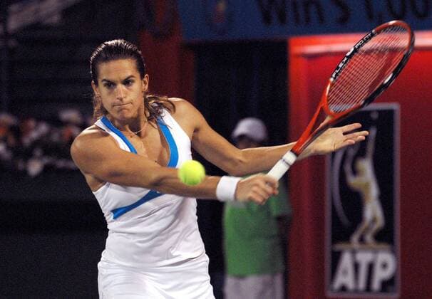 Amelie Mauresmo (Frankreich) -  (DUB2007022111) Tennis Damen Dubai Duty Free Womens Open 2007, Women s, WTA Tour Einzelbild Dubai Tennis Damen Dubai Duty Free Womens Open 2007, Women s, WTA Tour Einzelbild Dubai