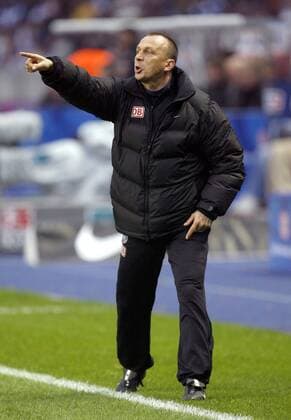 Co Trainer Andreas Thom (Hertha) gibt Anweisungen Fußball 1. BL Herren Saison 2006 2007, Hertha BSC Berlin Einzelbild Berlin Fußball 1. BL Herren Saison 2006 2007, Hertha BSC Berlin Einzelbild Berlin