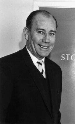 Trainer Leslie McDowall (Manchester City) -  Fußball Herren English Second Division 1962 1963, Two, 2. Englische Liga, Vneg, Vsw Porträt Manchester Fußball Herren English Second Division 1962 1963, Two, 2. Englische Liga, Vneg, Vsw Porträt Manchester