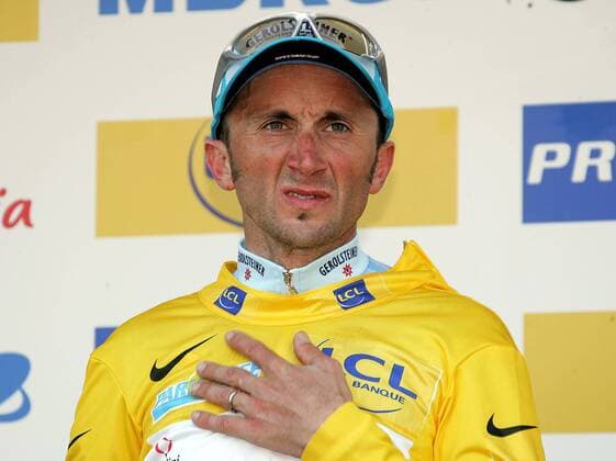 Davide Rebellin (Italien Gerolsteiner) behält auch nach der 5. Etappe das gelbe Trikot des Gesamtführenden Radsport Herren Paris Nizza 2007, Straßenradsport, Straße, Rad, ProTour Porträt 5. Etappe: Sorgues - Manosque Radsport Herren Paris Nizza 2007, Straßenradsport, Straße, Rad, ProTour Porträt 5. Etappe: Sorgues - Manosque