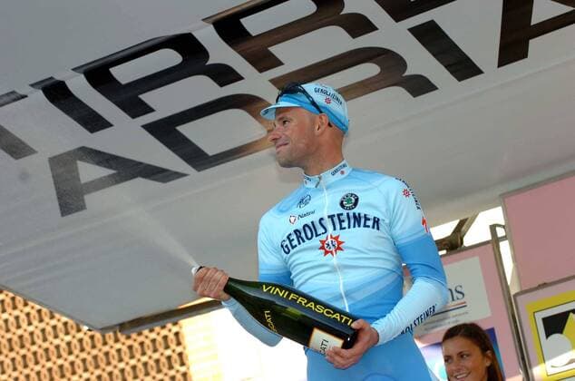 Stefan Schumacher (Deutschland Gerolsteiner) gewinnt die 5. Etappe des Tirreno Adriatico 2007 - Radsport Herren 42. Tirreno Adriatico 2007, ProTour, Straßenradsport, Straße, Rad Einzelbild Freude, Radsport Herren 42. Tirreno Adriatico 2007, ProTour, Straßenradsport, Straße, Rad Einzelbild Freude,