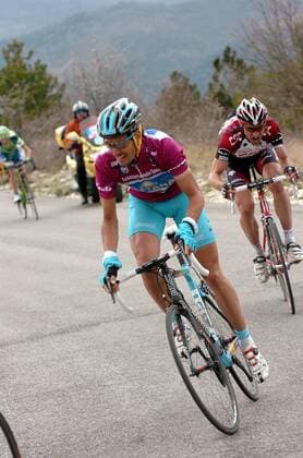 Andreas Klöden (Astana) vor Jens Voigt (CSC beide Deutschland) -  Radsport Herren 42. Tirreno Adriatico 2007, ProTour, Straßenradsport, Straße, Rad Gruppe Anstrengung, Radsport Herren 42. Tirreno Adriatico 2007, ProTour, Straßenradsport, Straße, Rad Gruppe Anstrengung,