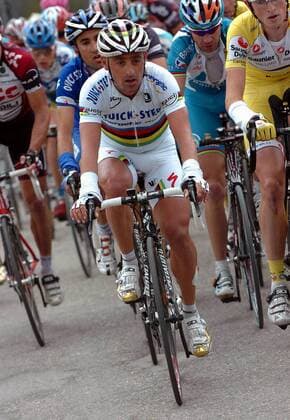 Paolo Bettini (Italien Quick Step Innergetic) -  Radsport Herren 42. Tirreno Adriatico 2007, ProTour, Straßenradsport, Straße, Rad Gruppe Radsport Herren 42. Tirreno Adriatico 2007, ProTour, Straßenradsport, Straße, Rad Gruppe