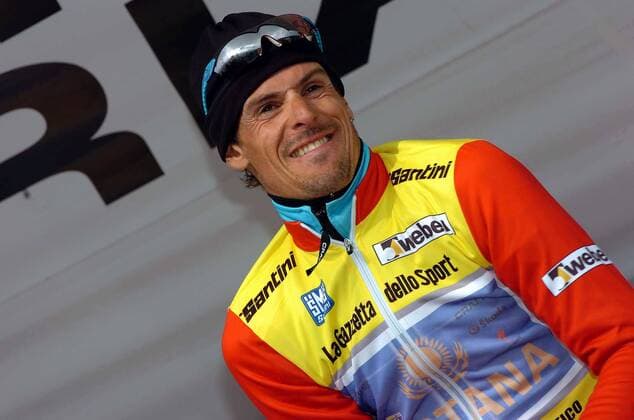 Andreas Klöden (Deutschland Astana) übernimmt die Gesamtführung nach der sechsten Etappe der 42. Tirreno Adriatico 2007 -  Radsport Herren 42. Tirreno Adriatico 2007, ProTour, Straßenradsport, Straße, Rad Einzelbild Begeisterung, Freude, Radsport Herren 42. Tirreno Adriatico 2007, ProTour, Straßenradsport, Straße, Rad Einzelbild Begeisterung, Freude,