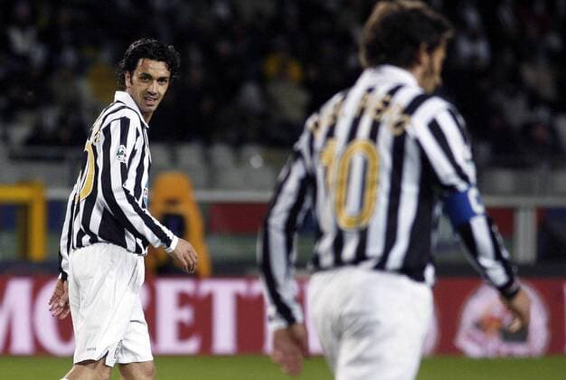 Raffaele Palladino (Juventus Turin) - Schulterblick -  Fußball Herren Serie B 2006 2007, 2. Italienische Liga, Juventus Turin, Juve, Vdig Einzelbild Turin Fußball Herren Serie B 2006 2007, 2. Italienische Liga, Juventus Turin, Juve, Vdig Einzelbild Turin