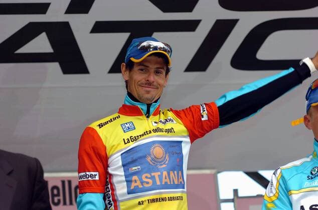 Andreas Klöden (Deutschland Astana) gewinnt die 42. Tirreno Adriatico 2007 -  Radsport Herren 42. Tirreno Adriatico 2007, ProTour, Straßenradsport, Straße, Rad Einzelbild Freude, Radsport Herren 42. Tirreno Adriatico 2007, ProTour, Straßenradsport, Straße, Rad Einzelbild Freude,