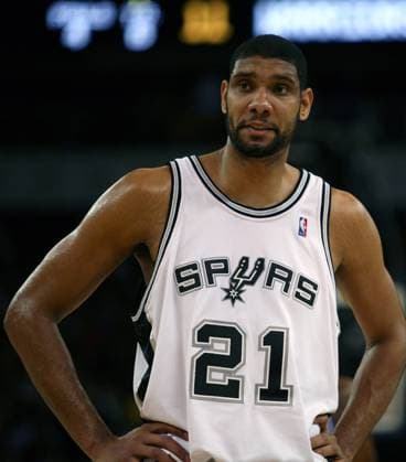 Tim Duncan (San Antonio Spurs) -  (sfp2007032618) Basketball Herren NBA 2006 2007 Einzelbild Oakland Basketball Herren NBA 2006 2007 Einzelbild Oakland
