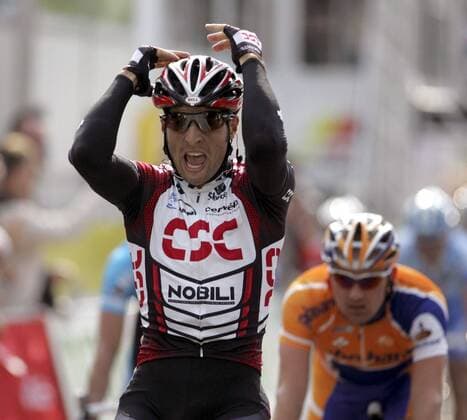 Juan Jose Haedo (Argentinien CSC) gewinnt Rund um Köln 2007 Radsport Herren 92. Rund um Köln, Straßenradsport, Straße, Rad Einzelbild Köln Freude, Radsport Herren 92. Rund um Köln, Straßenradsport, Straße, Rad Einzelbild Köln Freude,