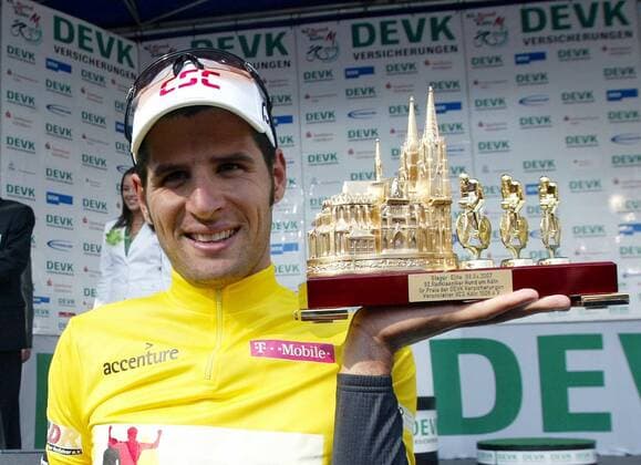 Juan Jose Haedo (Argentinien CSC) - Sieger bei Rund um Köln 2007 Radsport Herren 92. Rund um Köln 2007, Straßenradsport, Straße, Rad, Einzelbild Köln Freude, Radsport Herren 92. Rund um Köln 2007, Straßenradsport, Straße, Rad, Einzelbild Köln Freude,