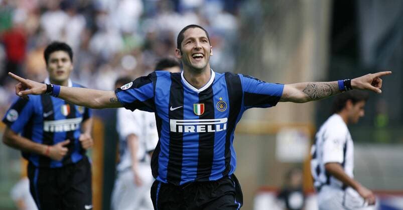 Marco Materazzi (Inter Mailand) - Torjubel -  Fußball Herren Serie A 2006 2007, 1. Italienische Liga, FC Internazionale Mailand Einzelbild Siena Freude, Fußball Herren Serie A 2006 2007, 1. Italienische Liga, FC Internazionale Mailand Einzelbild Siena Freude,