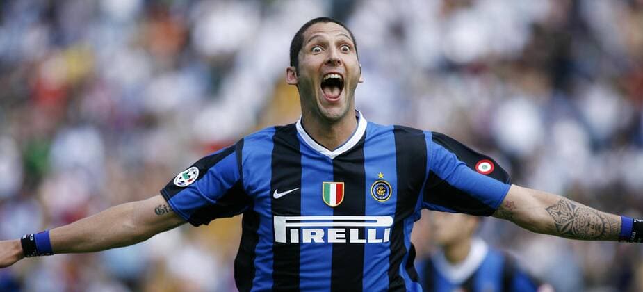 Marco Materazzi (Inter Mailand) - Torjubel -  Fußball Herren Serie A 2006 2007, 1. Italienische Liga, FC Internazionale Mailand Einzelbild Siena Freude, Begeisterung Fußball Herren Serie A 2006 2007, 1. Italienische Liga, FC Internazionale Mailand Einzelbild Siena Freude, Begeisterung