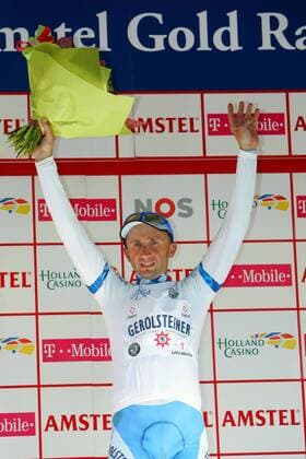 Davide Rebellin (Italien Gerolsteiner) - Drittplatzierter beim Amstel Gold Race 2007 -  Radsport Herren Amstel Gold Race 2007, ProTour, Straßenradsport, Straße, Rad Einzelbild Valkenburg Radsport Herren Amstel Gold Race 2007, ProTour, Straßenradsport, Straße, Rad Einzelbild Valkenburg