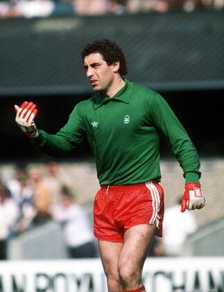 Torwart Peter Shilton (Nottingham Forest) gibt Anweisungen -  Fußball Herren English Football League First Division 1981 1982, One, 1. Englische Liga Einzelbild Ipswich Fußball Herren English Football League First Division 1981 1982, One, 1. Englische Liga Einzelbild Ipswich