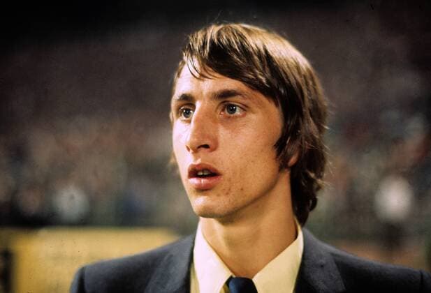 Johan Cruyff (Niederlande) - Fußball Herren Nationalmannschaft 1972 Porträt Aufnahmedatum geschätzt Fußball Herren Nationalmannschaft 1972 Porträt Aufnahmedatum geschätzt