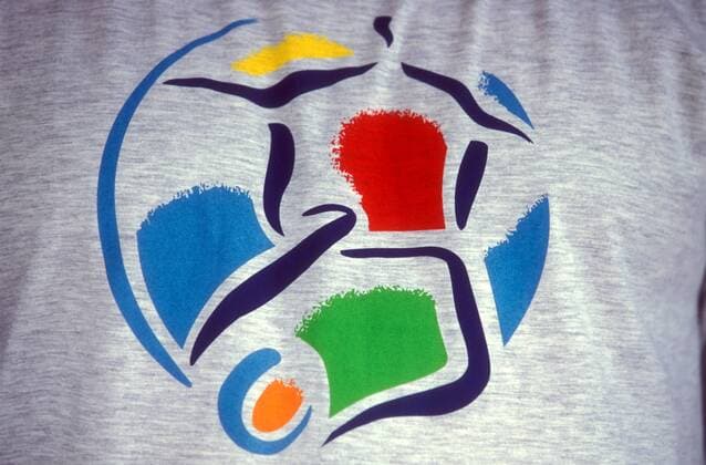 Logo der EM 1996 Fußball Herren EM 1996, Vdia Einzelbild Fußball Herren EM 1996, Vdia Einzelbild