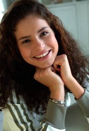 Julia Görges (Deutschland) Tennis Damen Fotoshooting 2007, Vdig Porträt Freude Tennis Damen Fotoshooting 2007, Vdig Porträt Freude