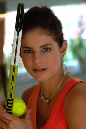 Julia Görges (Deutschland) Tennis Damen Fotoshooting 2007, Vdig Porträt Tennis Damen Fotoshooting 2007, Vdig Porträt