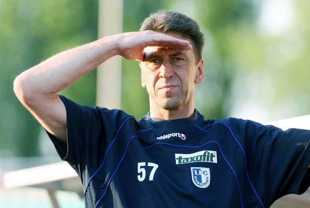 Trainer Dirk Heyne (Magdeburg) Fußball Herren Regionalliga Nord 2006 2007, 3. Liga, 1. FC Magdeburg, FCM Einzelbild Berlin Fußball Herren Regionalliga Nord 2006 2007, 3. Liga, 1. FC Magdeburg, FCM Einzelbild Berlin