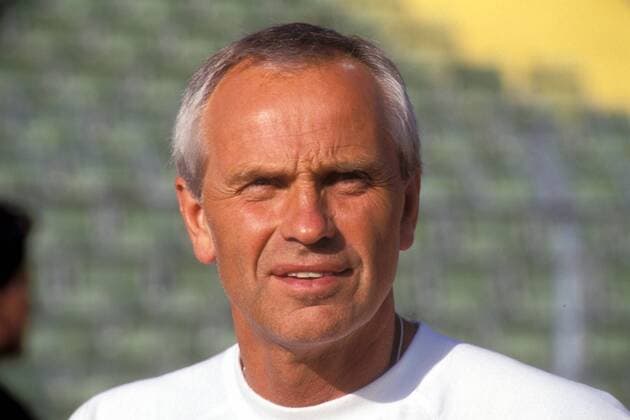 Fußball, EM Finale 1992 in Göteborg, Dänemark - Deutschland 2:0 Nationaltrainer Richard Möller Nielsen (Dänemark) Fußball Länderspiel Herren EM 1992, Nationalmannschaft, Finale Endspiel, Vdia Porträt Göteborg Fußball Länderspiel Herren EM 1992, Nationalmannschaft, Finale Endspiel, Vdia Porträt Göteborg
