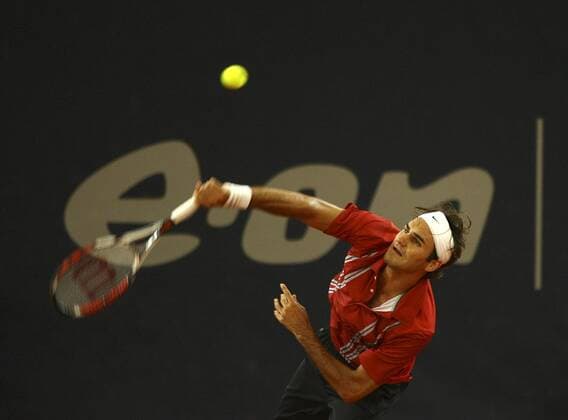 Roger Federer (Schweiz) Tennis Herren Master Series 2007, ATP Tour Einzelbild Am Hamburger Rothenbaum Hamburg Dynamik, Tennis Herren Master Series 2007, ATP Tour Einzelbild Am Hamburger Rothenbaum Hamburg Dynamik,