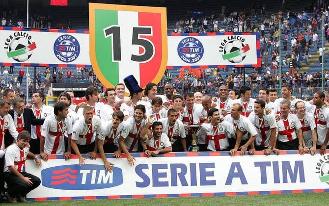 Inter Mailand ist zum 15. Mal italienischer Meister -  Fußball Herren Serie A 2006 2007, 1. Italienische Liga, FC Internazionale Mailand, Italienische Meisterschaft Totale Mailand Freude, Fußball Herren Serie A 2006 2007, 1. Italienische Liga, FC Internazionale Mailand, Italienische Meisterschaft Totale Mailand Freude,