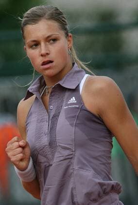 Maria Kirilenko (Rußland) - Jubel Tennis Herren French Open 2007, Grand Slam, WTA Tour Einzelbild Roland Garros Paris Freude, Tennis Herren French Open 2007, Grand Slam, WTA Tour Einzelbild Roland Garros Paris Freude,