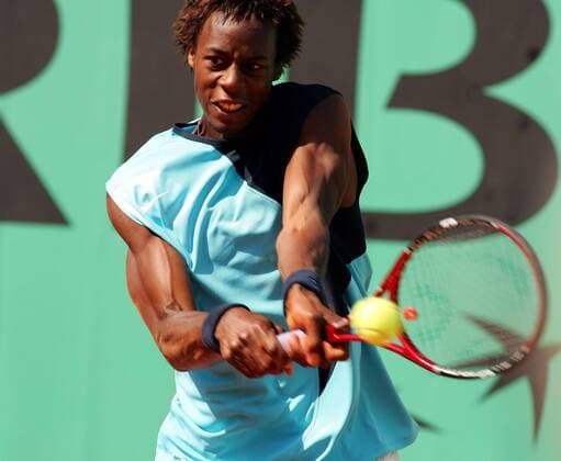 Gael Monfils (Frankreich) Tennis Herren French Open 2007, ATP Tour, Grand Slam Einzelbild Roland Garros Paris Tennis Herren French Open 2007, ATP Tour, Grand Slam Einzelbild Roland Garros Paris