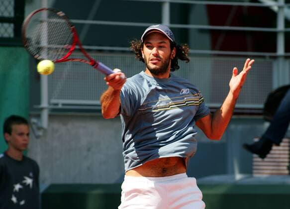 Jose Acasuso (Argentinien) Tennis Herren French Open 2007, ATP Tour, Grand Slam Einzelbild Roland Garros Paris Dynamik, Tennis Herren French Open 2007, ATP Tour, Grand Slam Einzelbild Roland Garros Paris Dynamik,