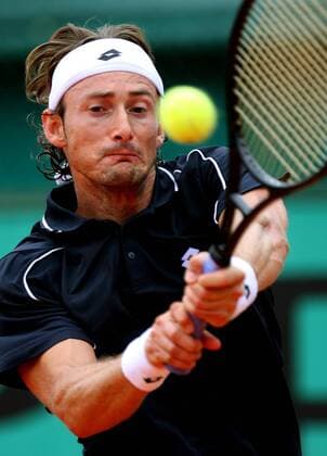 Juan Carlos Ferrero (Spanien) -  Tennis Herren French Open 2007, Grand Slam, ATP Tour Einzelbild Roland Garros Paris Dynamik, Tennis Herren French Open 2007, Grand Slam, ATP Tour Einzelbild Roland Garros Paris Dynamik,