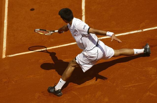 Novak Djokovic (Serbien) Tennis Herren French Open 2007, Grand Slam, ATP Tour Einzelbild Roland Garros Paris Tennis Herren French Open 2007, Grand Slam, ATP Tour Einzelbild Roland Garros Paris
