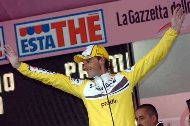 Iban Mayo (Spanien Saunier Duval Prodir) gewinnt die 19. Etappe des Giro d Italia 2007 - Radsport Herren Giro d Italia 2007, dItalia, ProTour, Straßenradsport, Straße, Rad, Einzelbild 19. Etappe: Treviso - Comano Terme Freude, Radsport Herren Giro d Italia 2007, dItalia, ProTour, Straßenradsport, Straße, Rad, Einzelbild 19. Etappe: Treviso - Comano Terme Freude,