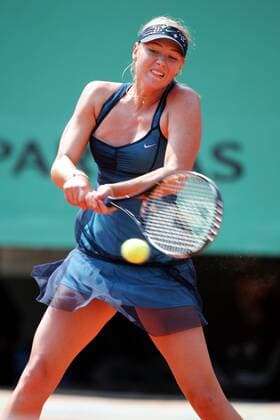 Maria Sharapova (Rußland) Tennis Damen French Open 2007, Grand Slam, WTA Tour Einzelbild Roland Garros Paris Dynamik, Tennis Damen French Open 2007, Grand Slam, WTA Tour Einzelbild Roland Garros Paris Dynamik,