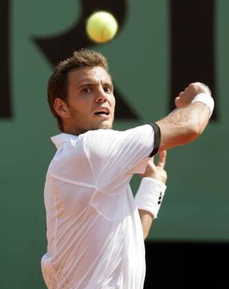 Paul Henri Mathieu (Frankreich) Tennis Herren French Open 2007, Grand Slam, ATP Tour Einzelbild o0 Roland Garros Paris Tennis Herren French Open 2007, Grand Slam, ATP Tour Einzelbild o0 Roland Garros Paris
